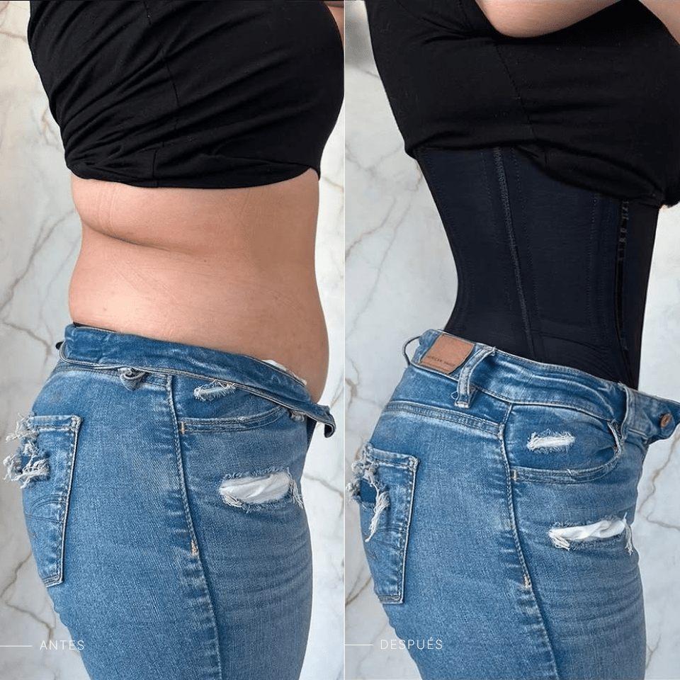 Faja Cinturilla Reloj de Arena Corta - BELLACURVA MX