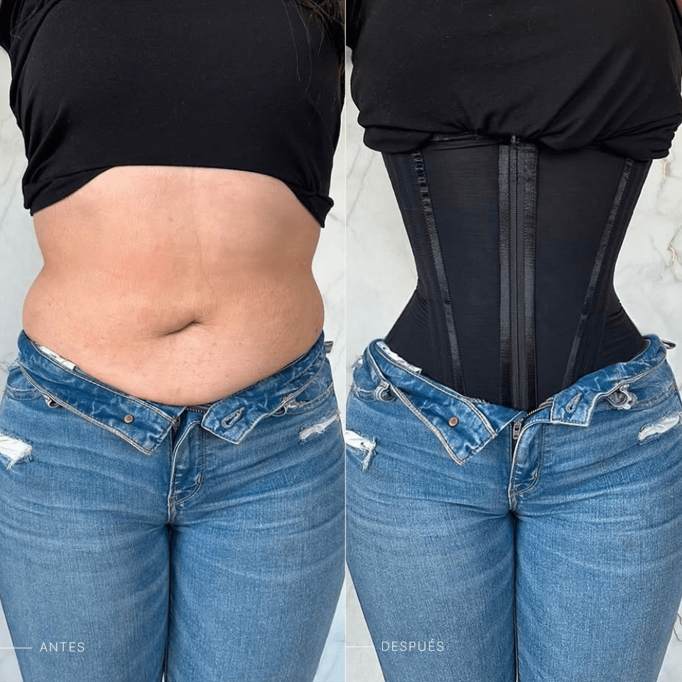 Faja Cinturilla Reloj de Arena Corta - BELLACURVA MX