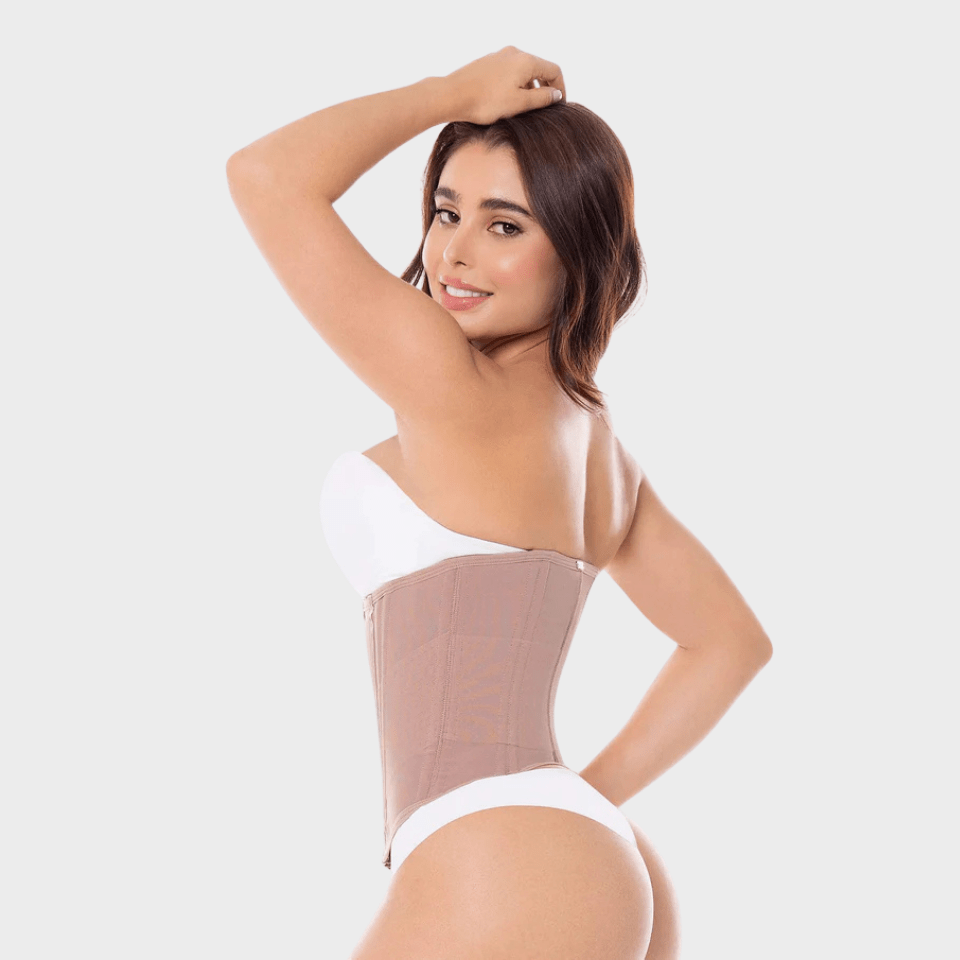 Faja Cinturilla Reloj de Arena Corta - BELLACURVA MX