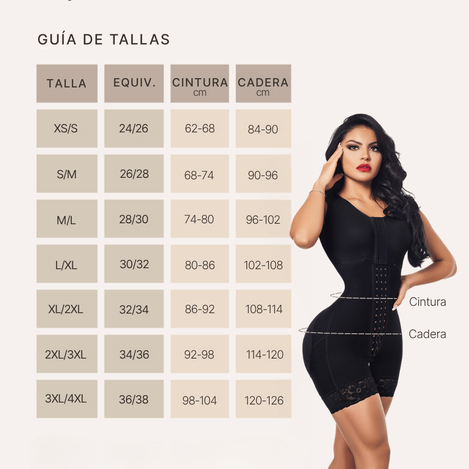 Faja Completa Reloj de Arena - BELLACURVA MX