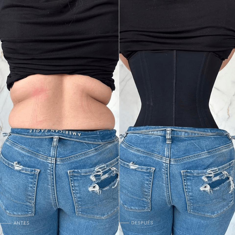 Faja Cinturilla Reloj de Arena Corta - BELLACURVA MX